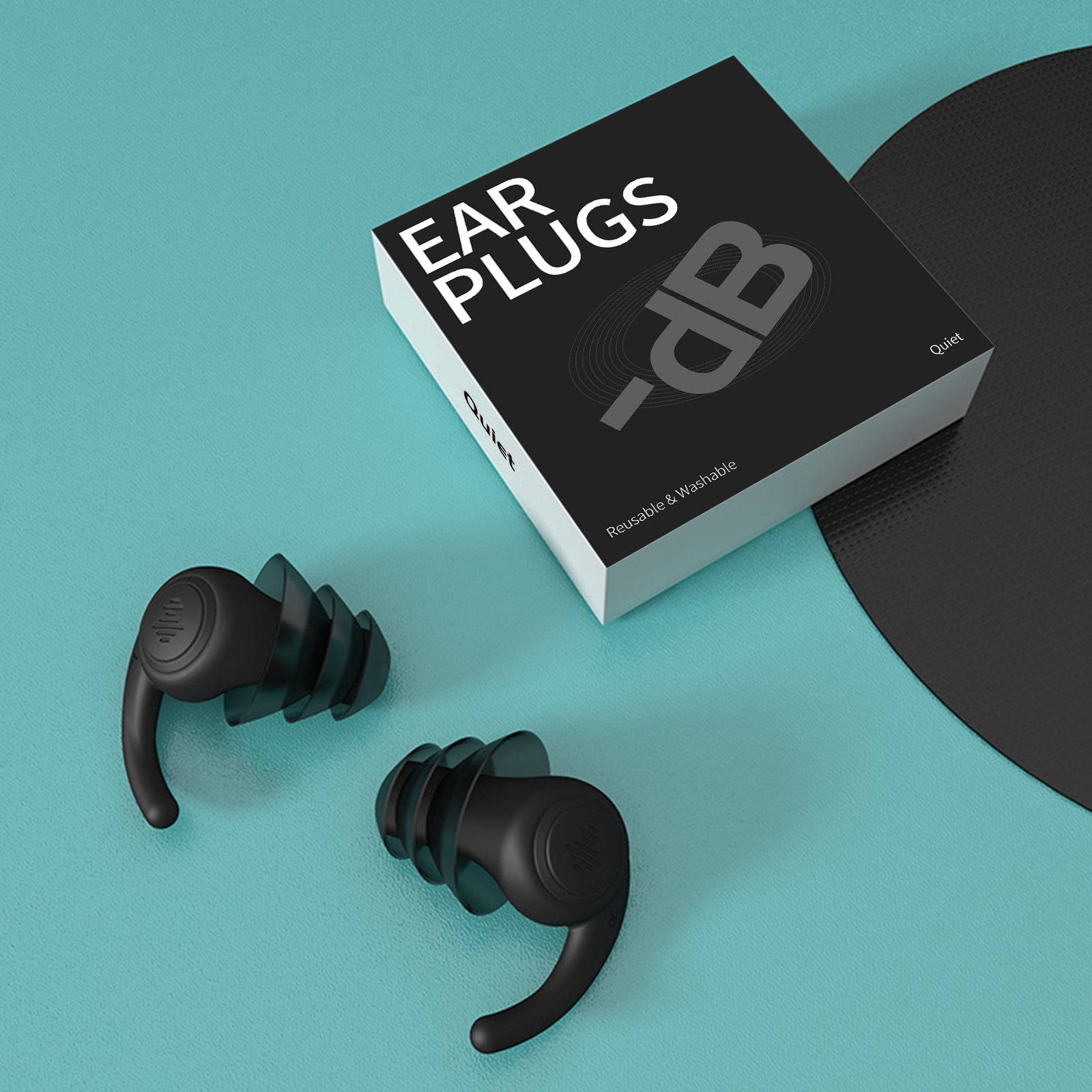 Custom 43 dB Silicone Sleep Earplugs Waterproof Quiet Ear Plugs for Noise Reduction Hearing Protection Sleep Noise Cancelling