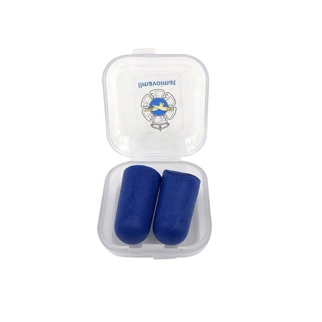 Hot Sale New Design Custom Color Pu Foam Soundstopper Ear Plug With Case For Sleeping Hearing Protection