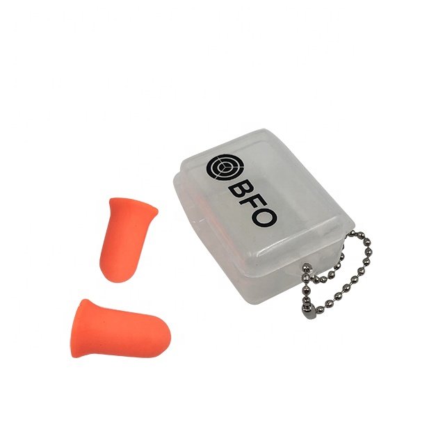 Hot Sale New Design Custom Color Pu Foam Soundstopper Ear Plug With Case For Sleeping Hearing Protection