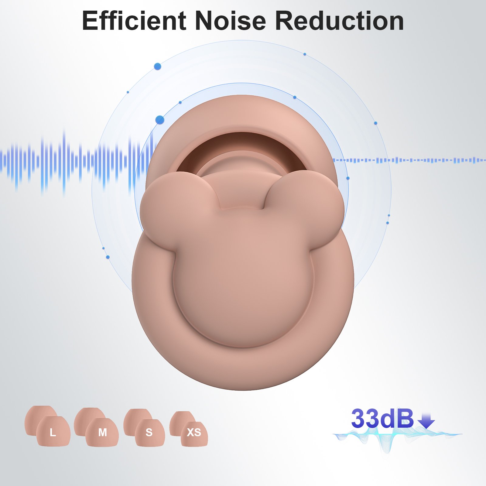 Ear plugs Soundproof Hearing Protection Sleeping Noise Cancelling Sleep Reusable Silicon Earrings Earplugs