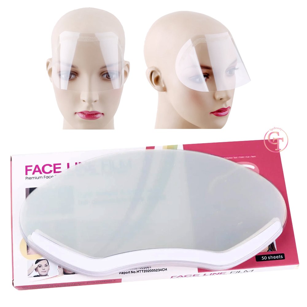 Disposable PMU Eyebrow Eyelash Protective Shower Shield Visor Face Shields for Hairspray Salon