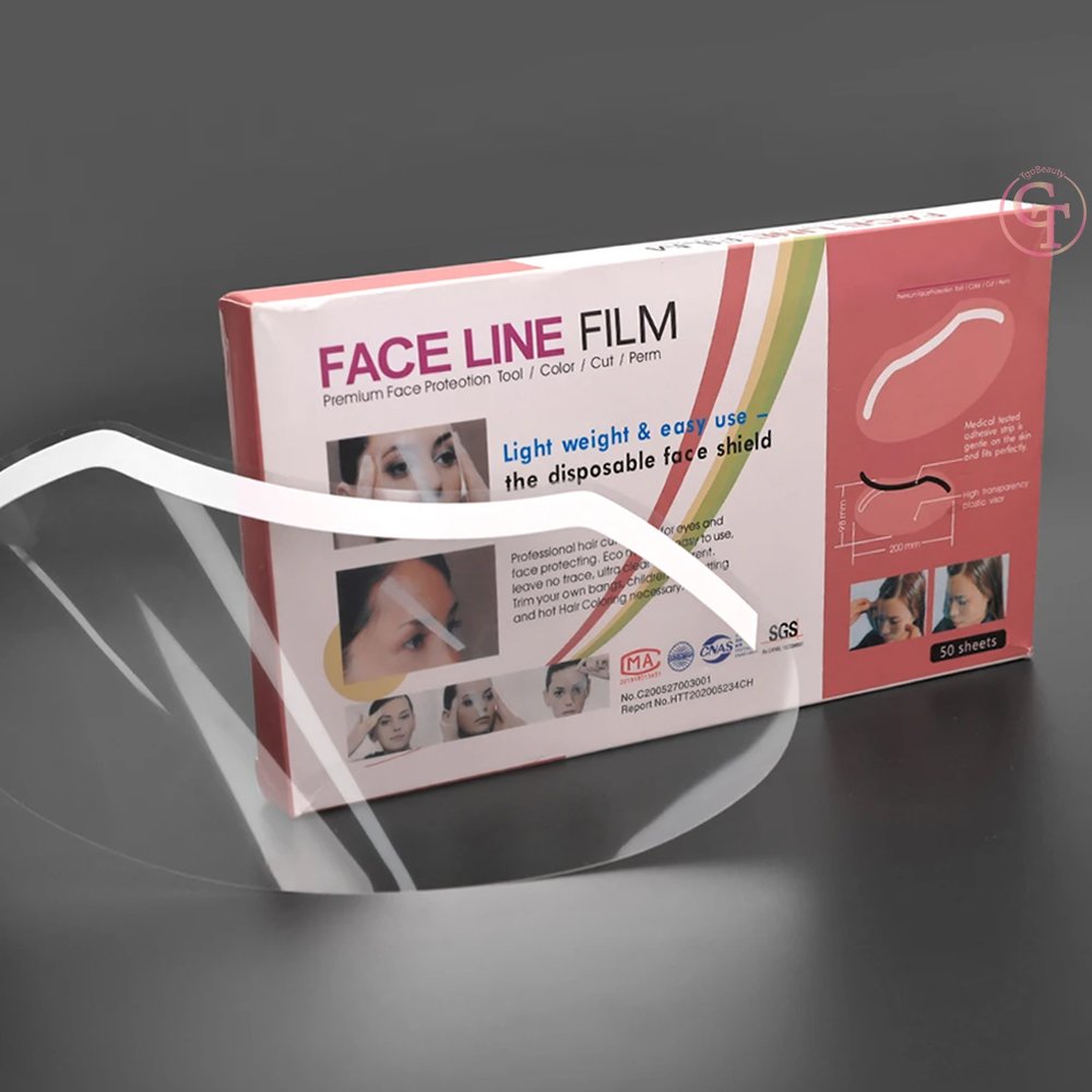 Disposable PMU Eyebrow Eyelash Protective Shower Shield Visor Face Shields for Hairspray Salon