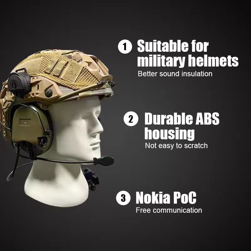 Hearing Protection Hunting Noise Canceling Electronic Headphones Shooting Earmuffs Noise Reduction Tactical Headset Connect