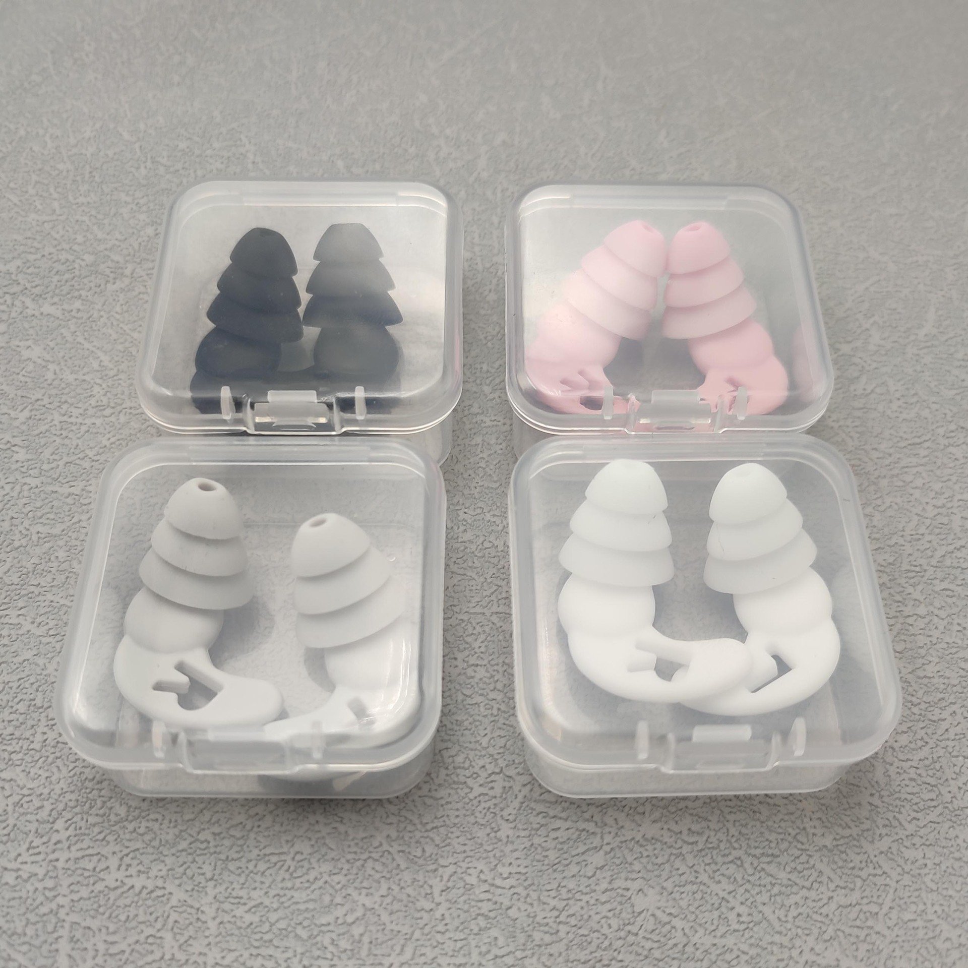 2024New Shark Fin Design EarPlugs For Sleeping Noise Cancelling Silicone Earplugs