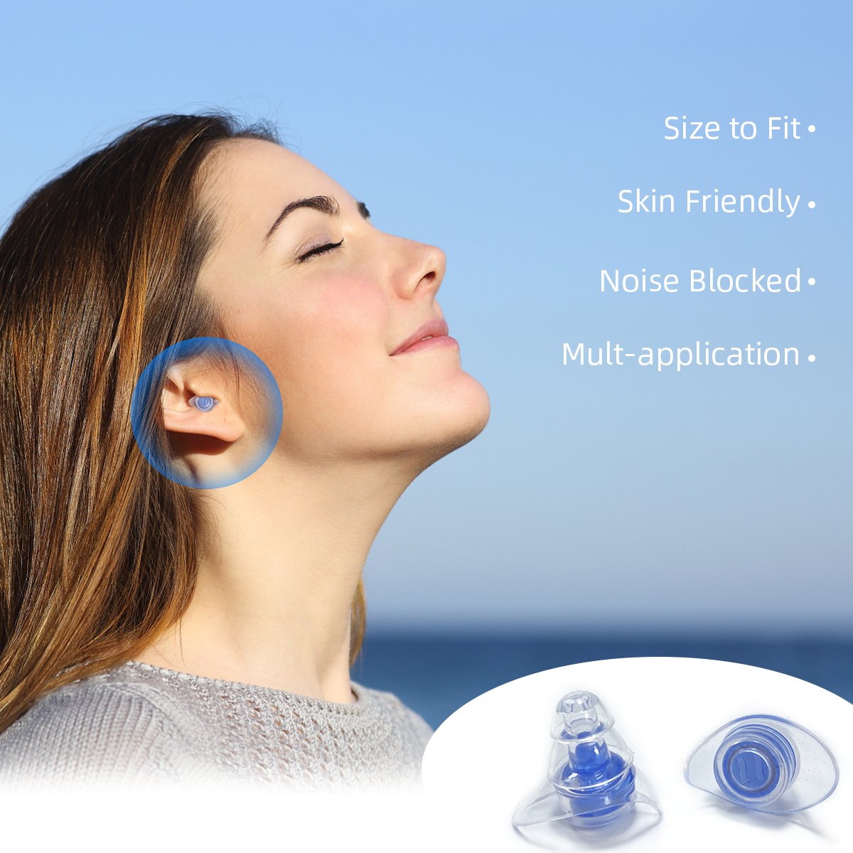 Hot Sell 27dB High Fidelity Concert Noise Cancelling Earplugs Ear Plugs Noise Reduction Earplugs
