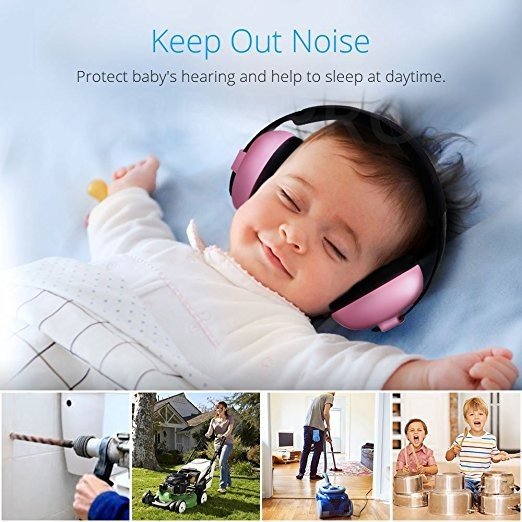 Kiddo hearing protection earmuffs baby noise-proof earmuff kids sound proof noise cancelling reduction headband
