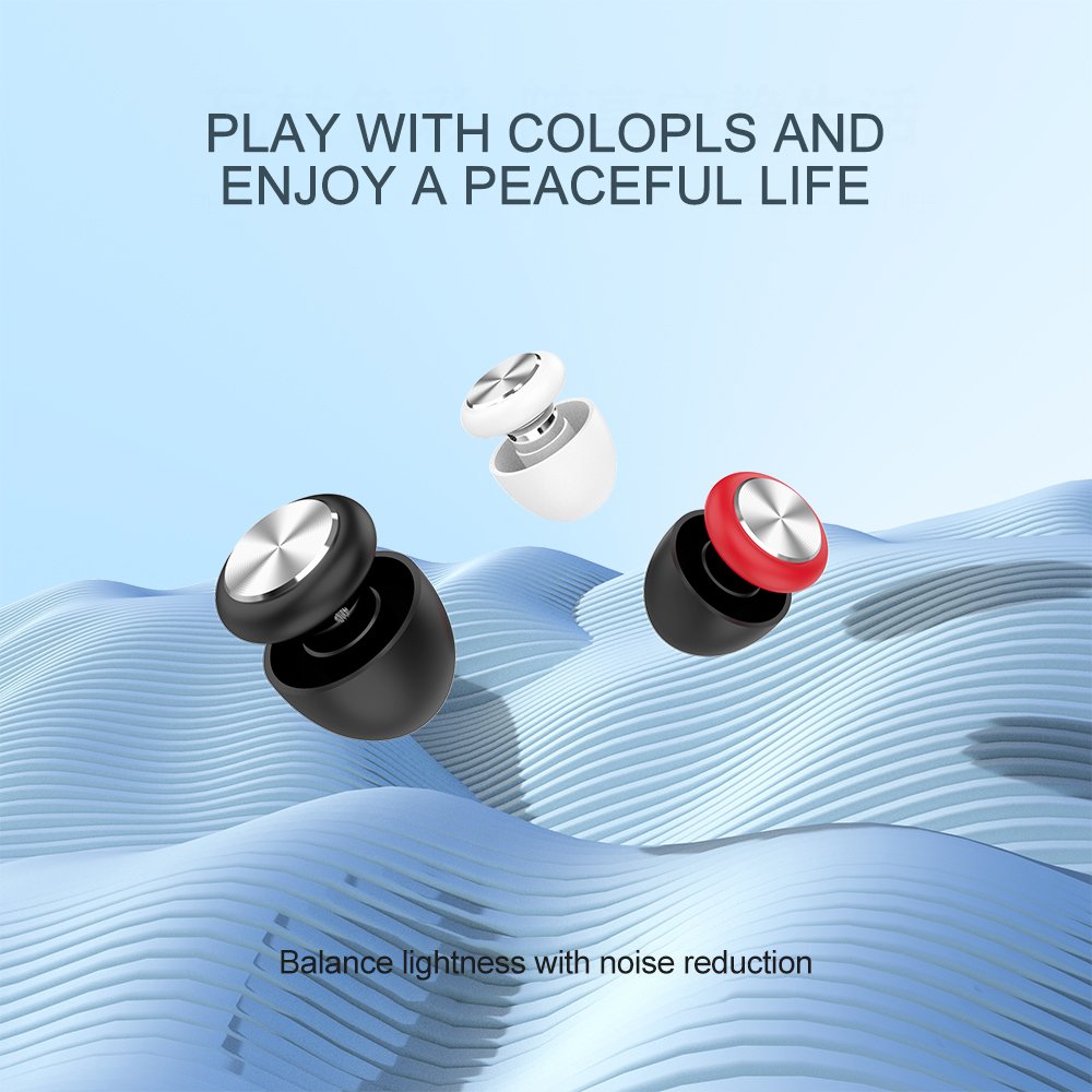 High Fidelity Concert Noise Cancelling Noise Reduction Earplugs for Concert/Sleep/Work/Concert/Studying/Travel