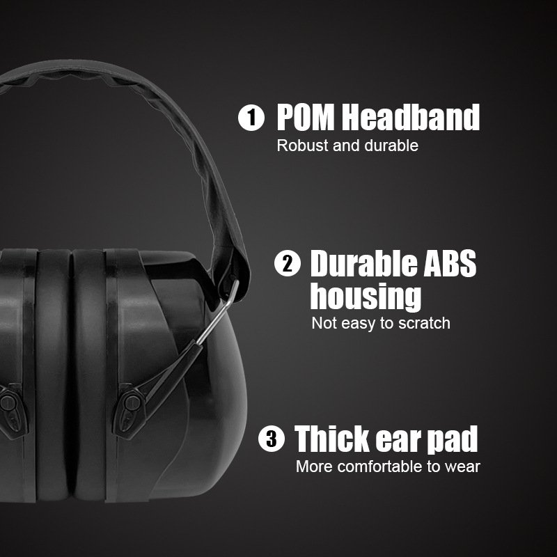 OEM GS190-X2 Safety Noise Cancellation Hearing Protectors Earmuffs Snr 38db Personal Ear Muffs Defense Equipment