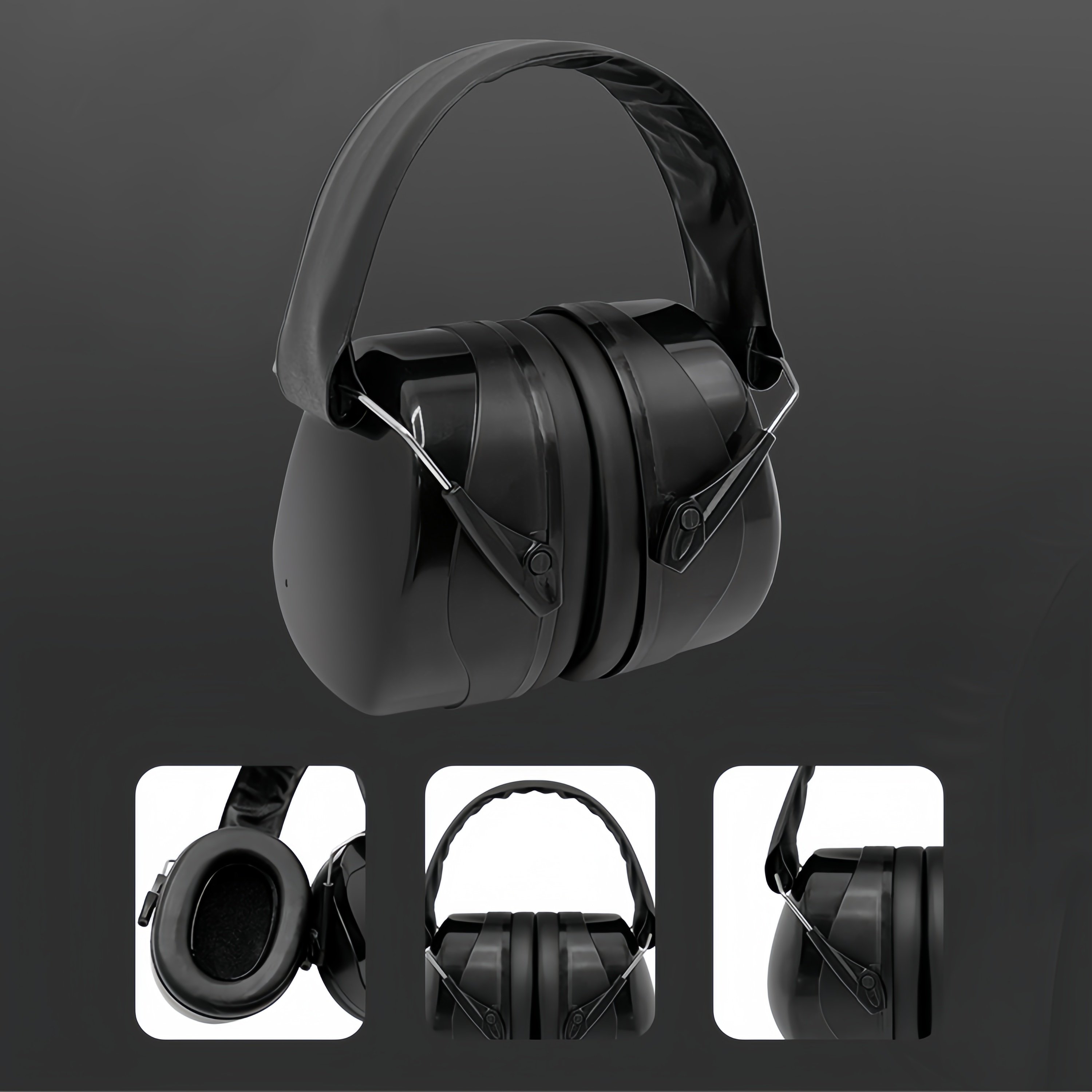OEM GS190-X2 Safety Noise Cancellation Hearing Protectors Earmuffs Snr 38db Personal Ear Muffs Defense Equipment