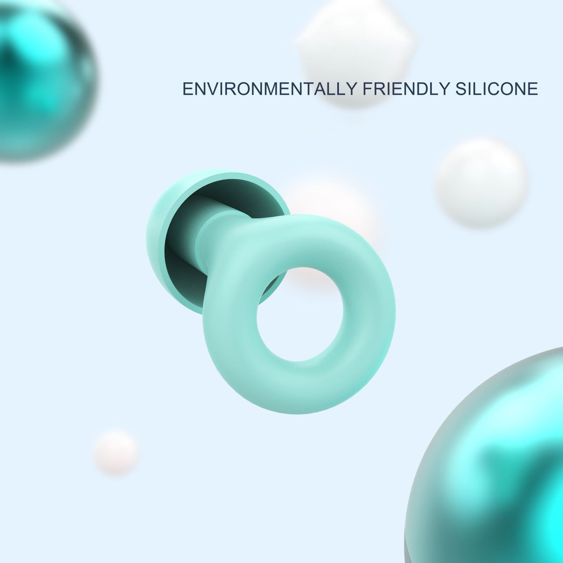 New daily earplugs super soft customizable sleep travel shooting silent noise reduction hearing protection silicone earplugs