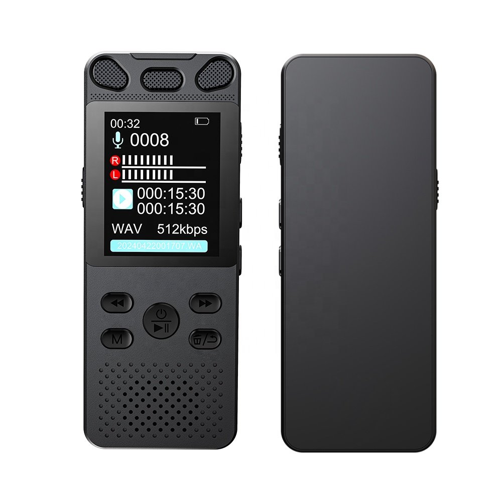 V71 Voice Recorder Type-C 1100mAh OTG Function Password Protection HiFi Noise Reduction WAV 3072kbps MP3 Player for Meeting