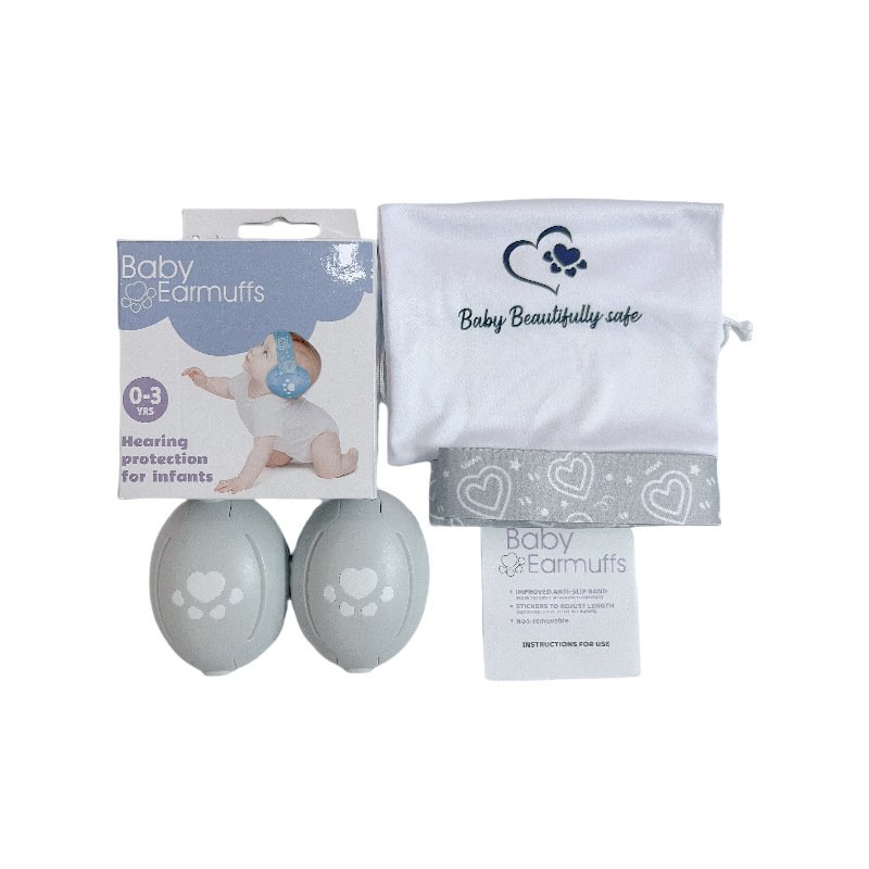 Noise-canceling earmuffs for sleeping children infants