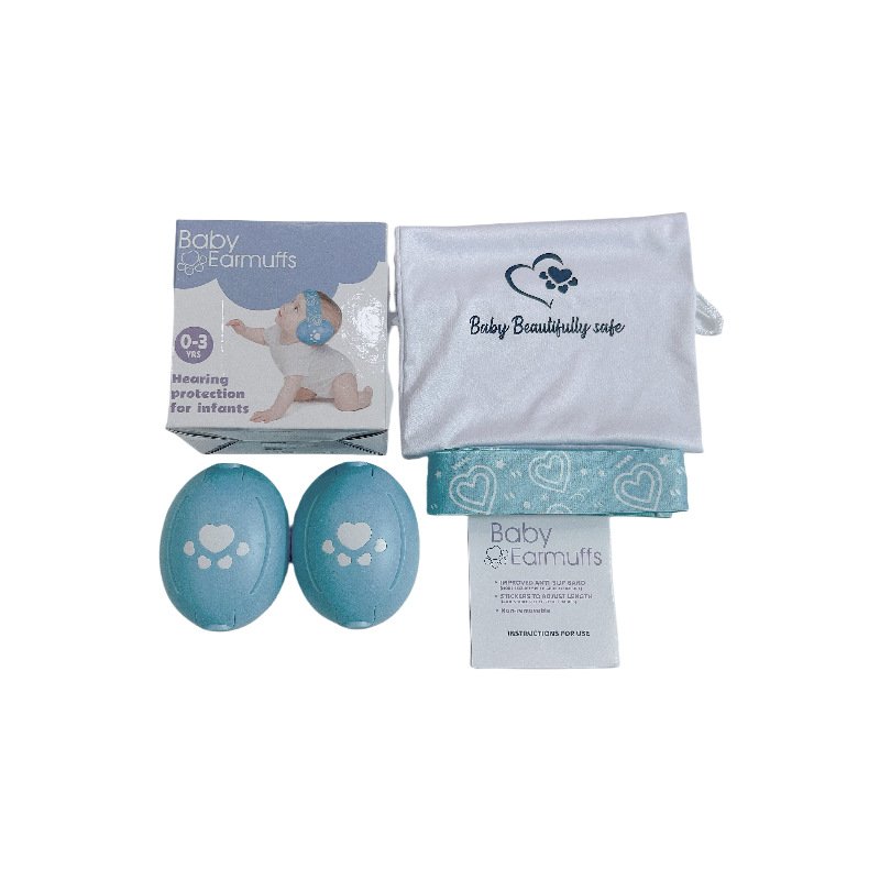 Noise-canceling earmuffs for sleeping children infants