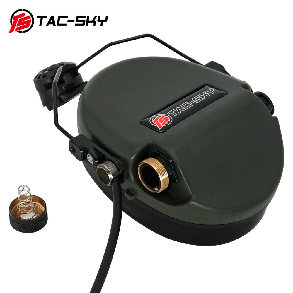 TS TAC-SKY Tactical Headset TCI LIBERATOR II Noise Reduction Pickup Shooting Headset Compatible With ARC OPS-CORE Track Helmet