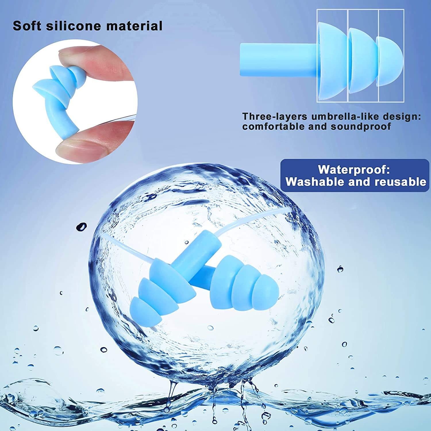 loop quiet noise reduction earplugs foam earplugs durable Protector Anti-noise Ear Plugs
