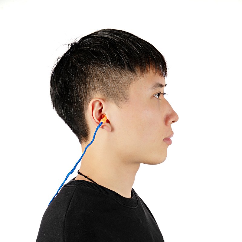 Corded Ear Plugs Silicone Earplugs Silicone Waterproof Ear Plugs with Cords for Noise Cancelling and Hearing Protection