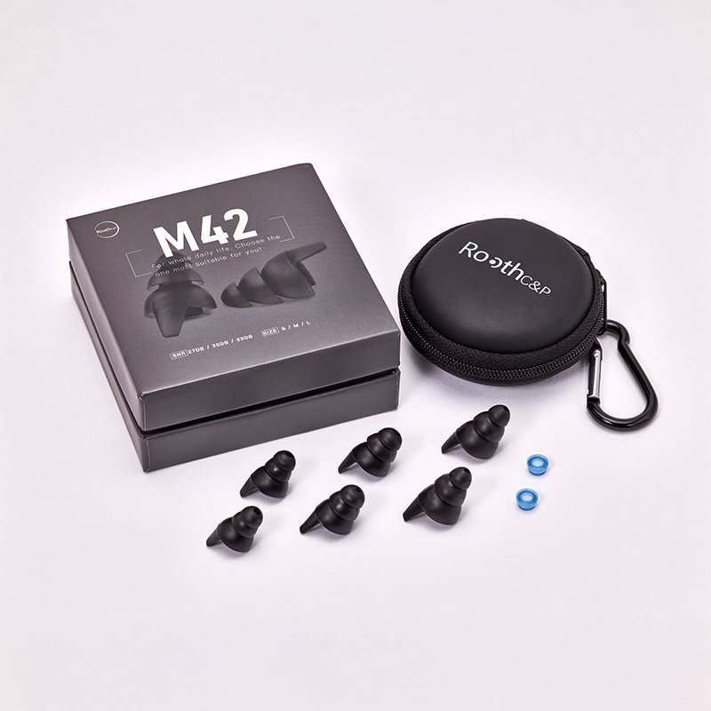 Upgraded Filter Earplugs for Smaller High Fidelity Membrane Filter Technology Ear Plugs for Music Concerts Festival Clubs