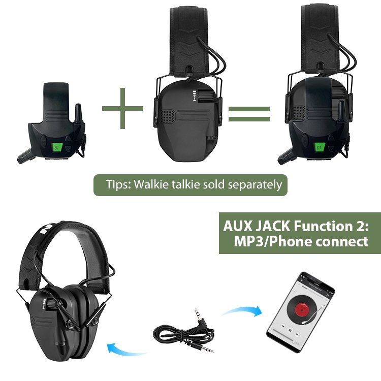 Wholesale Hearing Protection Noise Reduction Protective High Quality Sound Proof Anti-noise Earmuff