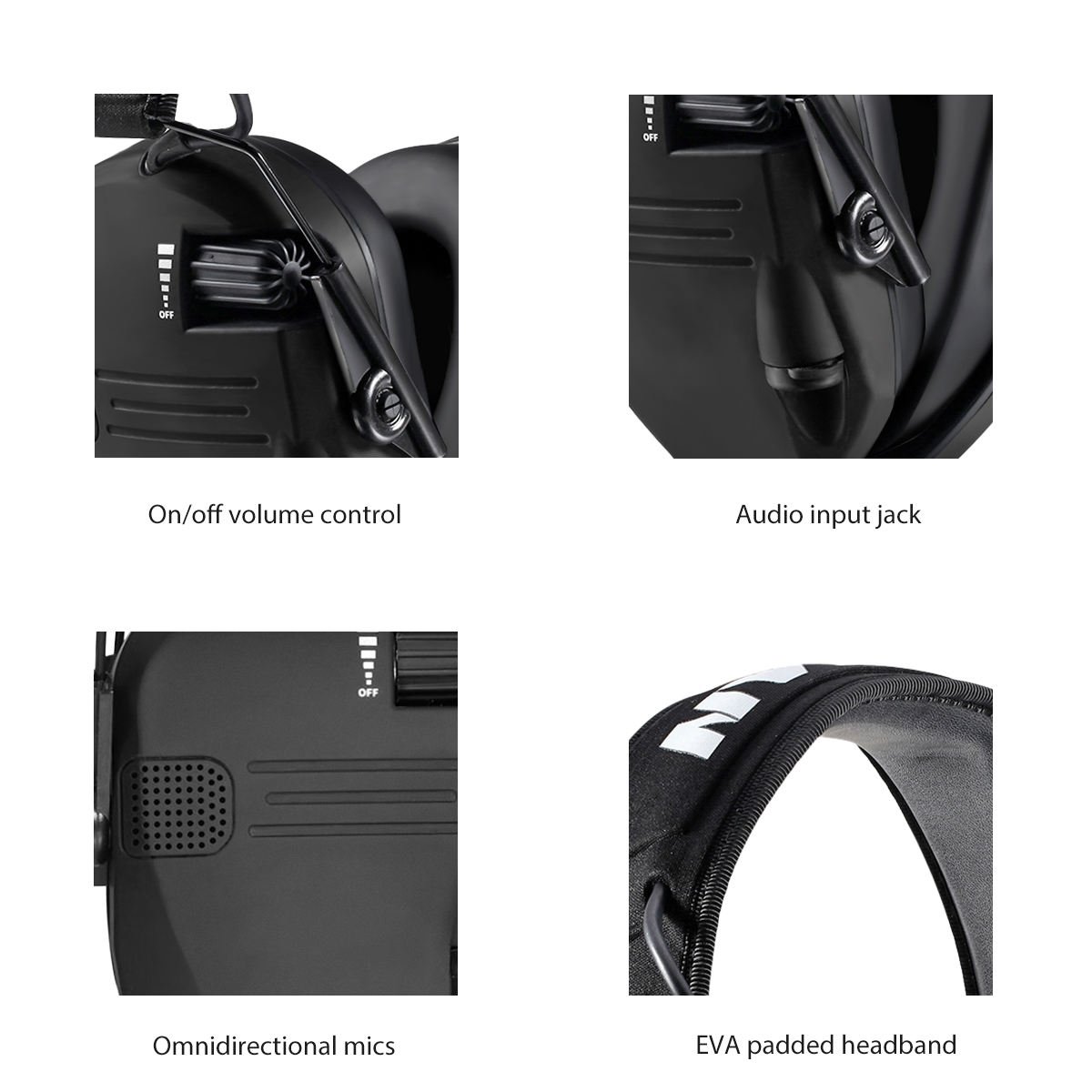 Wholesale Hearing Protection Noise Reduction Protective High Quality Sound Proof Anti-noise Earmuff