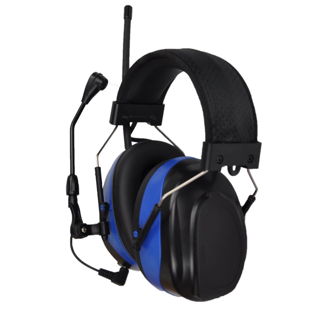 External microphone Hearing Protection BT Ear Muffs With Sound Amplification FM Radio Headphones