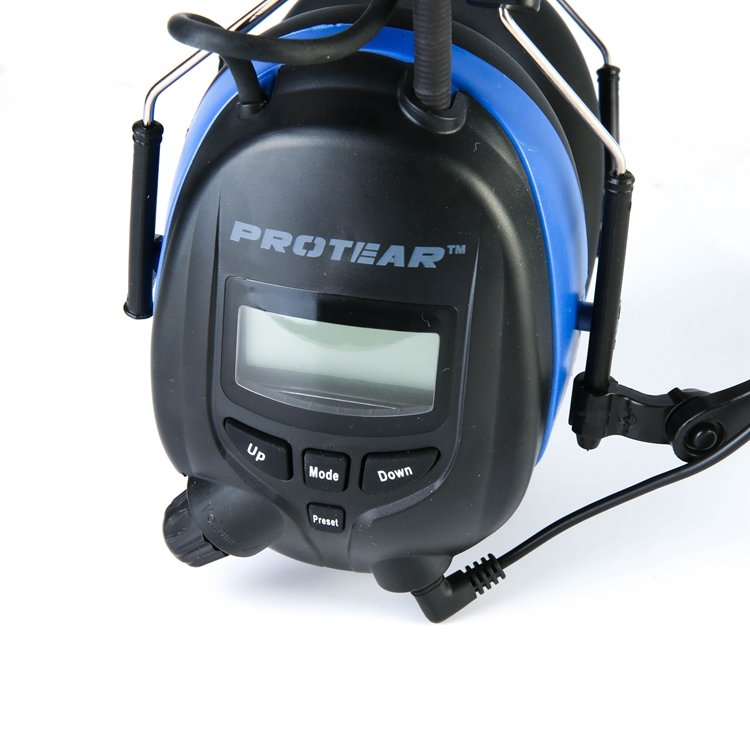 External microphone Hearing Protection BT Ear Muffs With Sound Amplification FM Radio Headphones