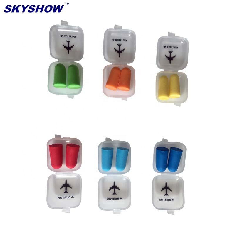 Hearing Protection Soft Ear Plugs Hot Cold Compress Travel Rest Airplane Earplug For Sleeping
