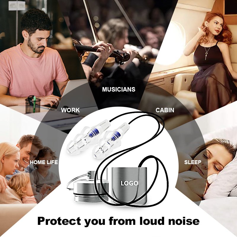 Silicone Safety Noise Cancelling Hearing Protection Anti-noise For Sleeping Study Earplugs