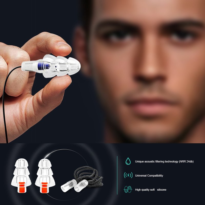 Silicone Safety Noise Cancelling Hearing Protection Anti-noise For Sleeping Study Earplugs