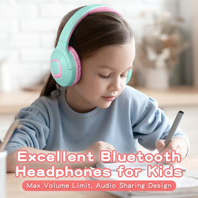 Picun E5 Custom Volume Limited 85db 93db Hearing Protection Bluetooth 5.0 Wireless Headphone for Kid