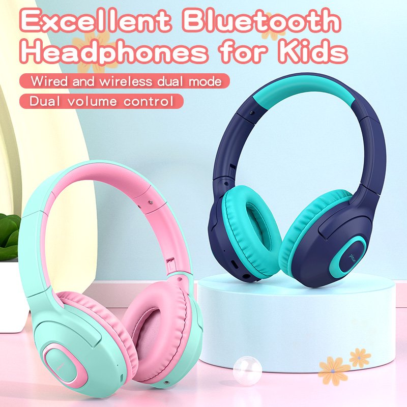 Picun E5 Custom Volume Limited 85db 93db Hearing Protection Bluetooth 5.0 Wireless Headphone for Kid