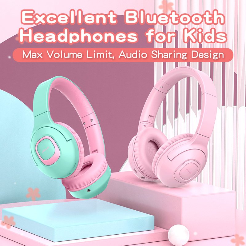 Picun E5 Custom Volume Limited 85db 93db Hearing Protection Bluetooth 5.0 Wireless Headphone for Kid