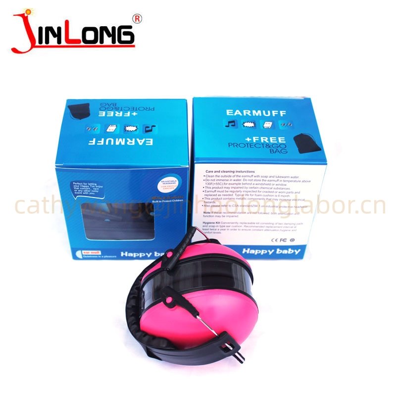 Custom Adjustable Safety Children's Ear Muffs Anti-noise Hearing Protection Kids Boys Earmuffs Noise Canceling For Baby