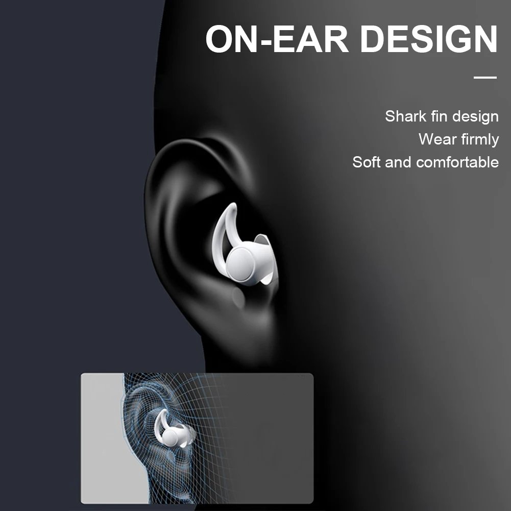 Ear Plugs for Sleeping Noise Reduction Silicone Sleep Earplugs Reusable Hearing Protection Sound Blocking Earplugs