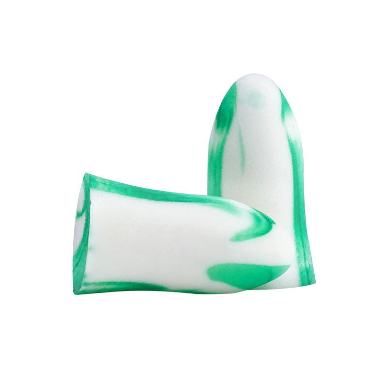 Soft foam earplugs for hearing protection and noise prevention