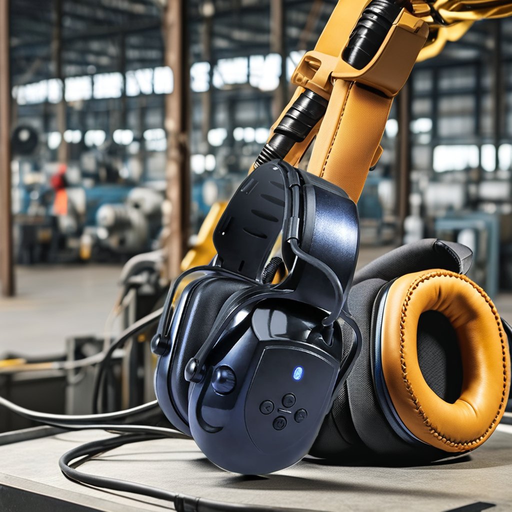 Multi Function Head Mounted Electronic Earmuffs Sound Isolation and Noise Reduction Hearing Protection Accessories