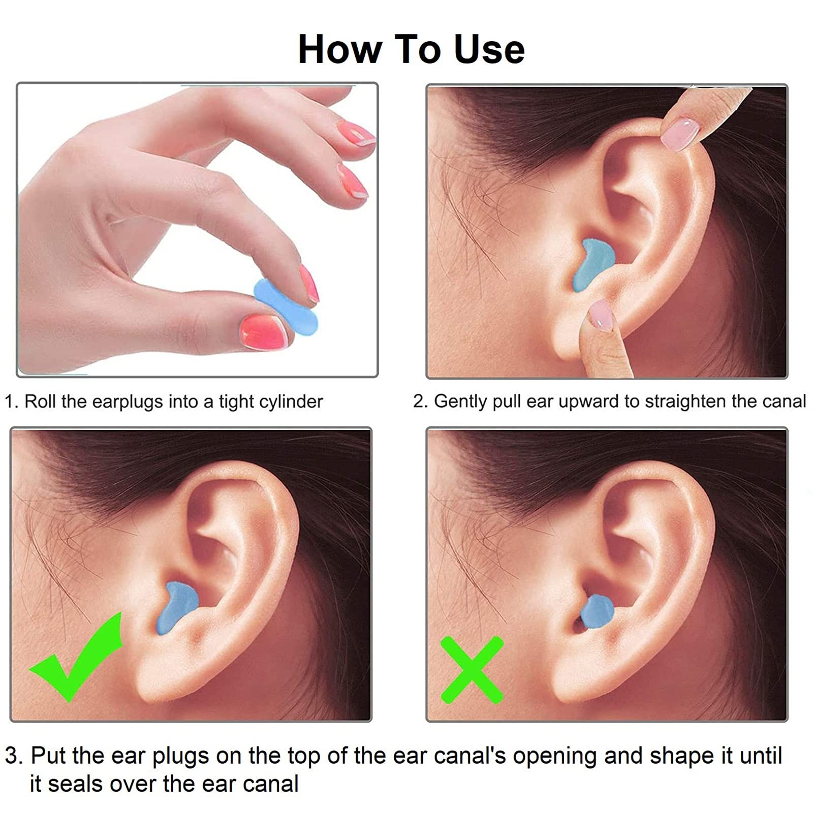 High Quality Custom Silicone Earplugs Sleep Surf Waterproof Tunnel Party Noise Reducing Ear Guards Mud Hearing Protection