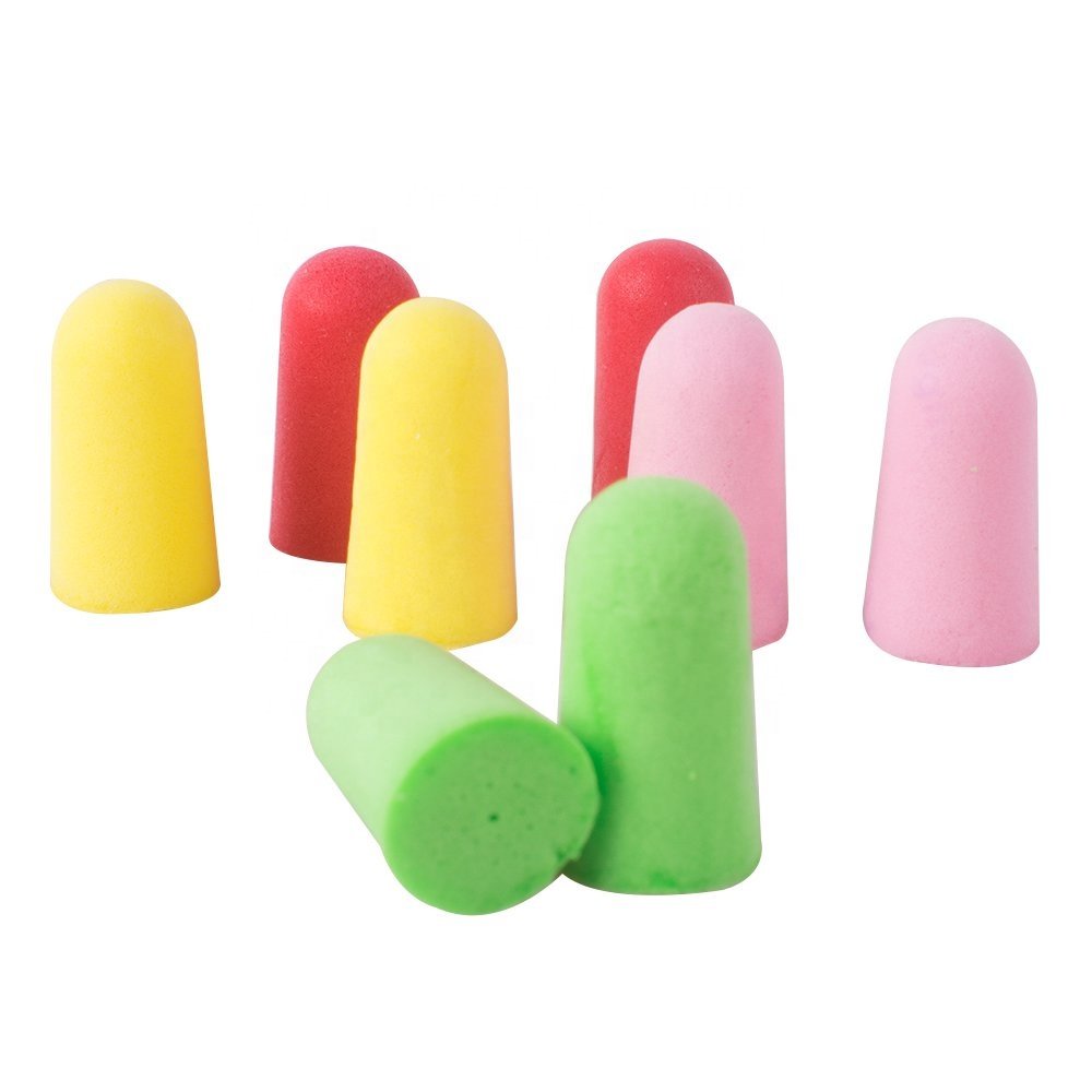 PU Foam Earplugs Ear Plugs Slow Rebound Comfortable Fit Earplug Noise Cancelling Reduction for Hearing Protection