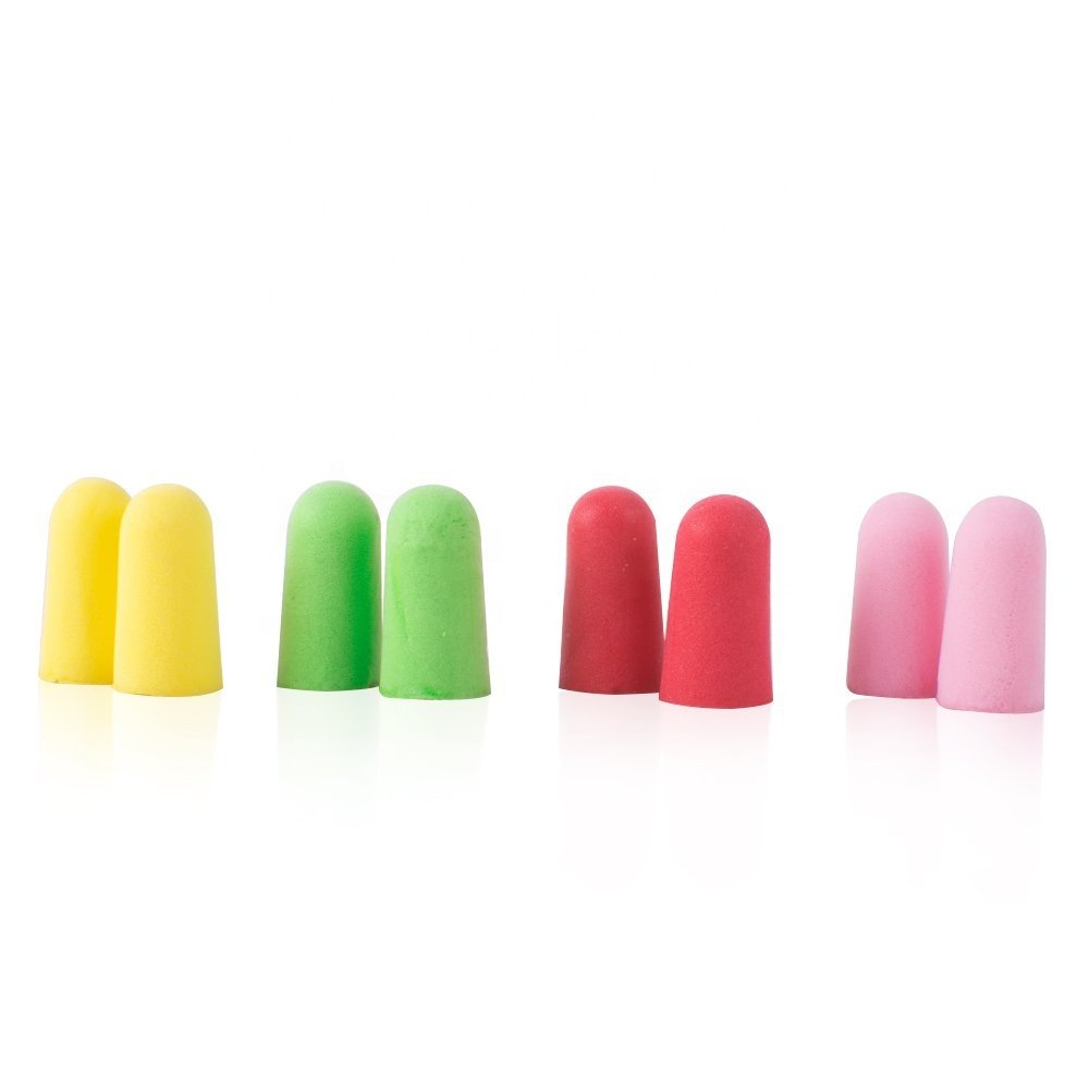 PU Foam Earplugs Ear Plugs Slow Rebound Comfortable Fit Earplug Noise Cancelling Reduction for Hearing Protection