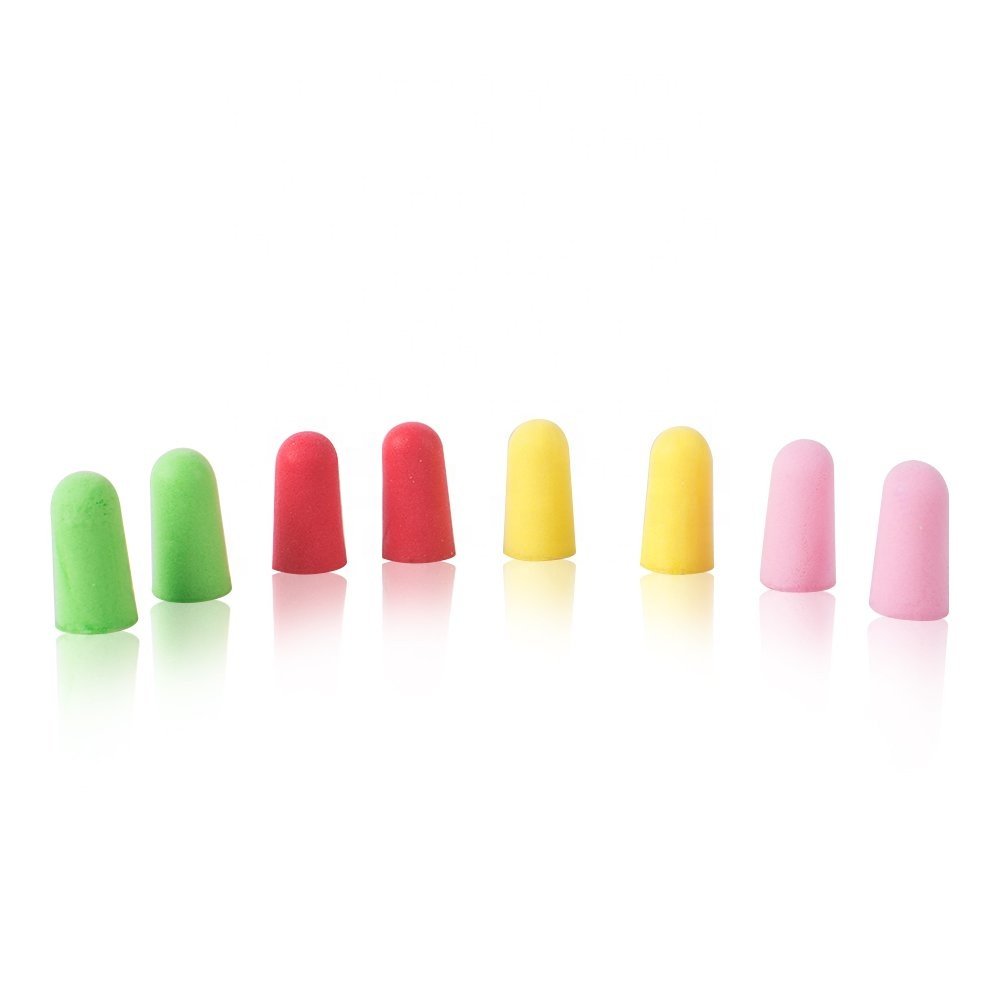 PU Foam Earplugs Ear Plugs Slow Rebound Comfortable Fit Earplug Noise Cancelling Reduction for Hearing Protection