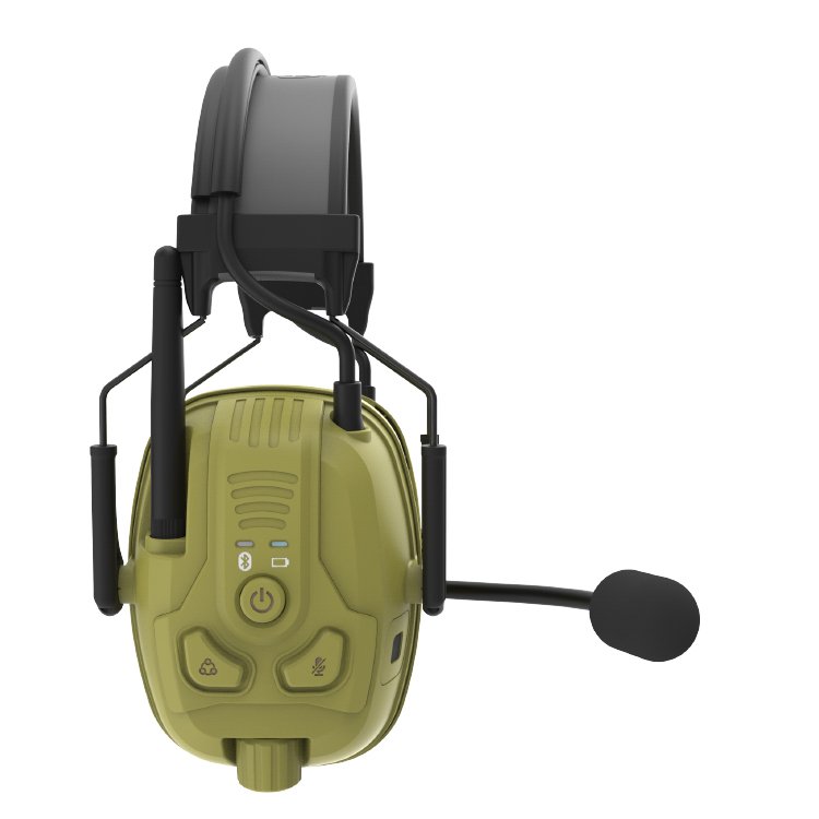 RONGXIANG CE Full Duplex Noise long distance two way radio Reduction Earmuffs 1000mAh Earmuffs Hearing Protection Airline FDM-07