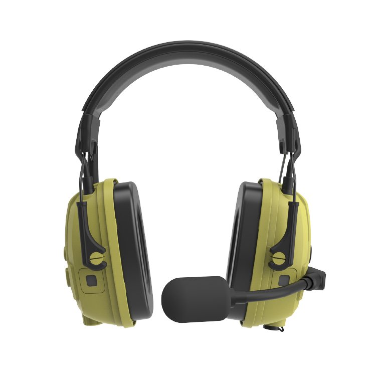 RONGXIANG CE Full Duplex Noise long distance two way radio Reduction Earmuffs 1000mAh Earmuffs Hearing Protection Airline FDM-07