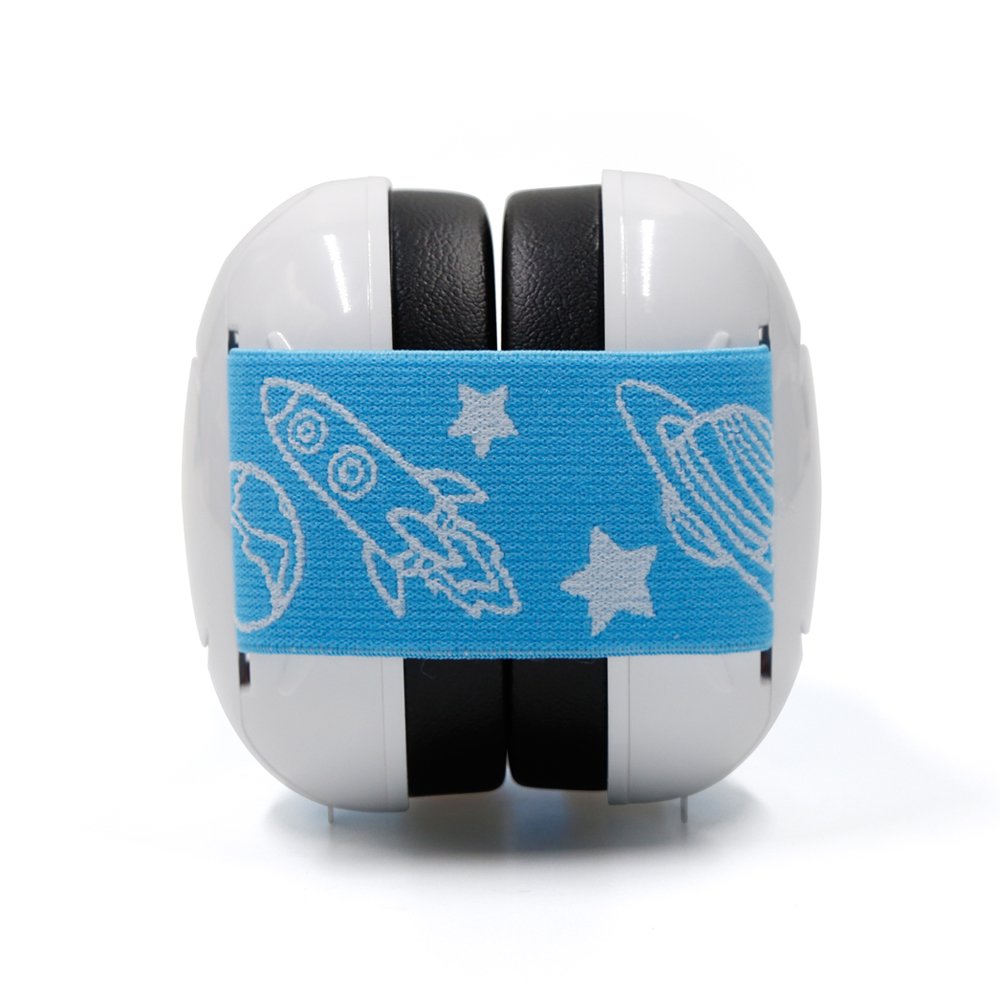 2023 Hot 25dB Sky Star Headband Baby Infant Sleep Ear Muff Hearing Protection Soft Elastic Band Earmuff