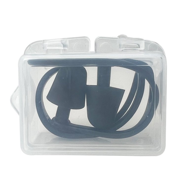 MHC 2023 OEM Customized Anti Noise Earplug for Hearing Protection Waterproof Silicone with Thread