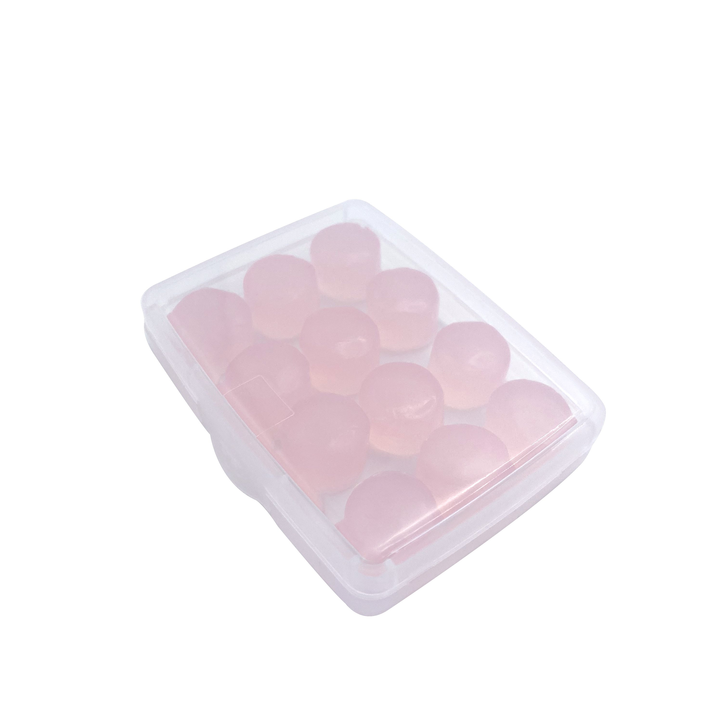 Good Sales pink Silicone Earplug Noise Reduction Ear Hearing Protection Reusable Ear Plugs For Swimming
