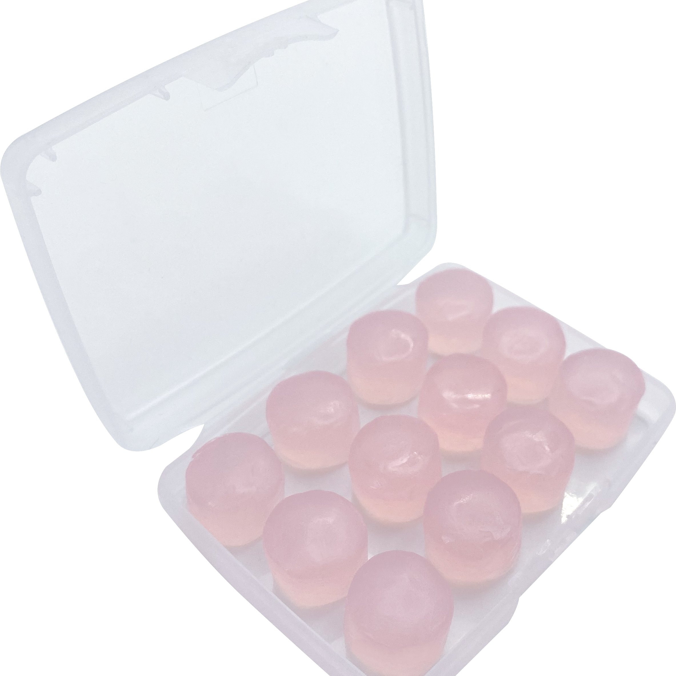 Good Sales pink Silicone Earplug Noise Reduction Ear Hearing Protection Reusable Ear Plugs For Swimming