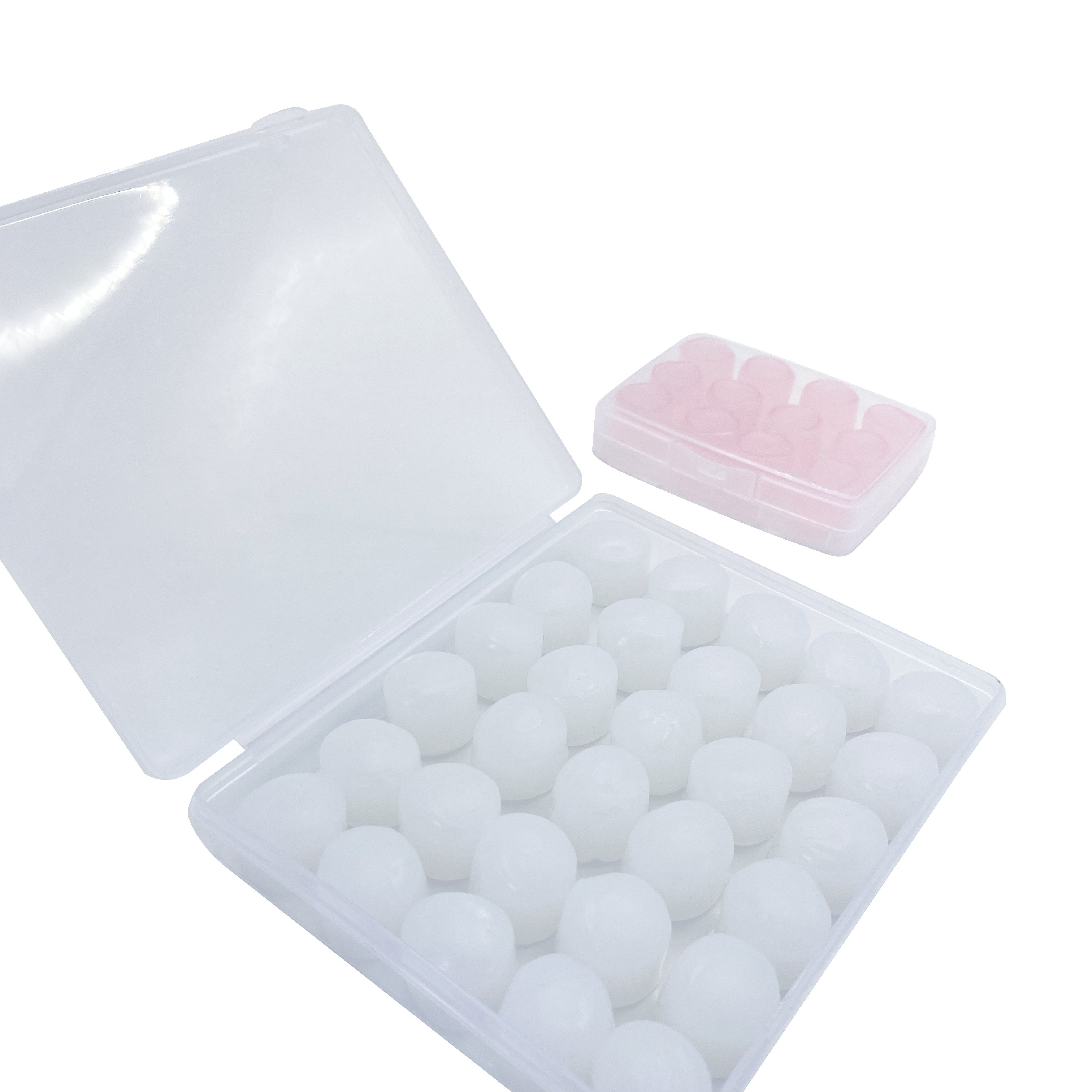 Good Sales pink Silicone Earplug Noise Reduction Ear Hearing Protection Reusable Ear Plugs For Swimming