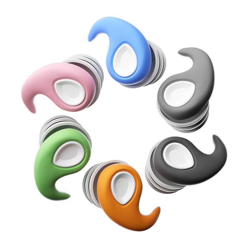 ES600 Nano Silicone Noise Cancelling Waterpoof Earplugs For Adults Children Deep Learning Sleeping Swimming