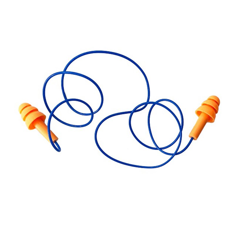 SATA Wholesale Price Best Selling Construction Soundproof Wired Earplugs, SNR 32dB for Hearing Protection