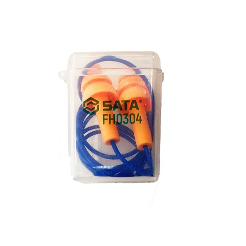 SATA Wholesale Price Best Selling Construction Soundproof Wired Earplugs, SNR 32dB for Hearing Protection