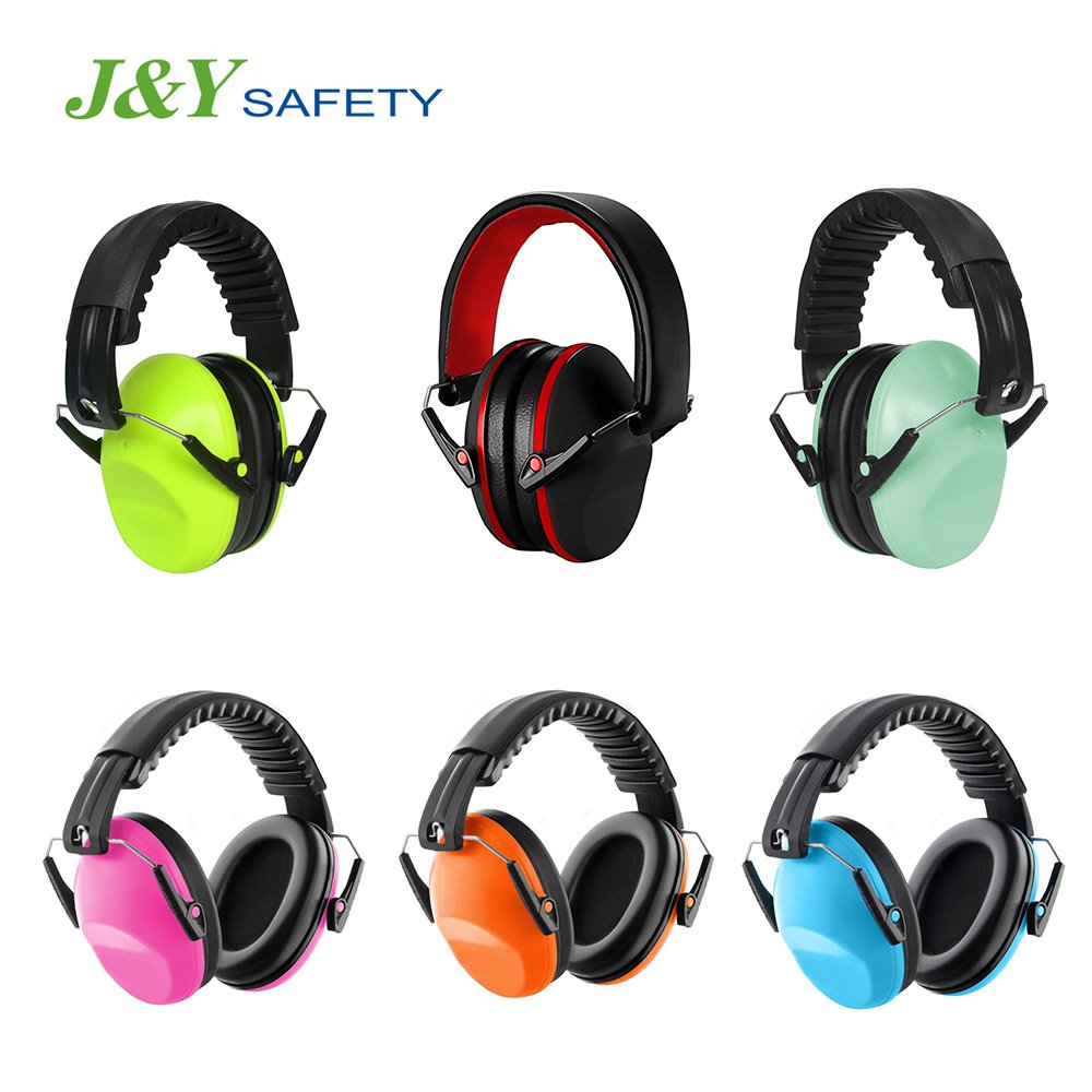 Custom Adjustable Safety Children's Ear Muffs Anti-noise Hearing Protection Kids Boys Earmuffs Noise Canceling For Baby
